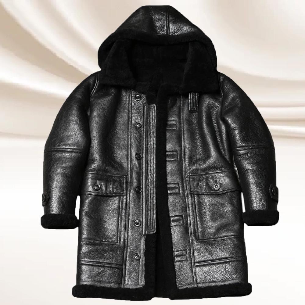 Leather Duffle Coat - Etsy Canada