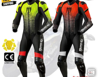 Traje de moto de cuero personalizado para hombre, mujer y niño, traje de moto de carreras negro Toodler
