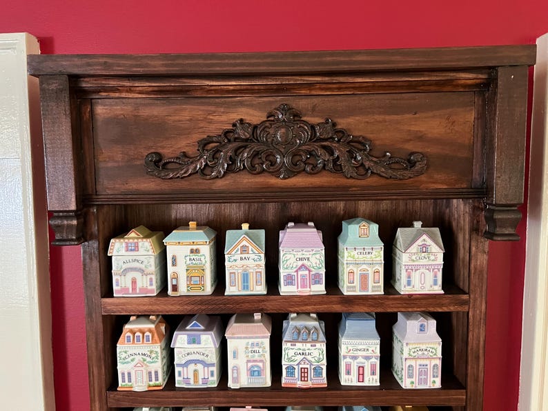 Handmade Lenox Spice Village Display Rack – Holds 42 Houses, Custom ...