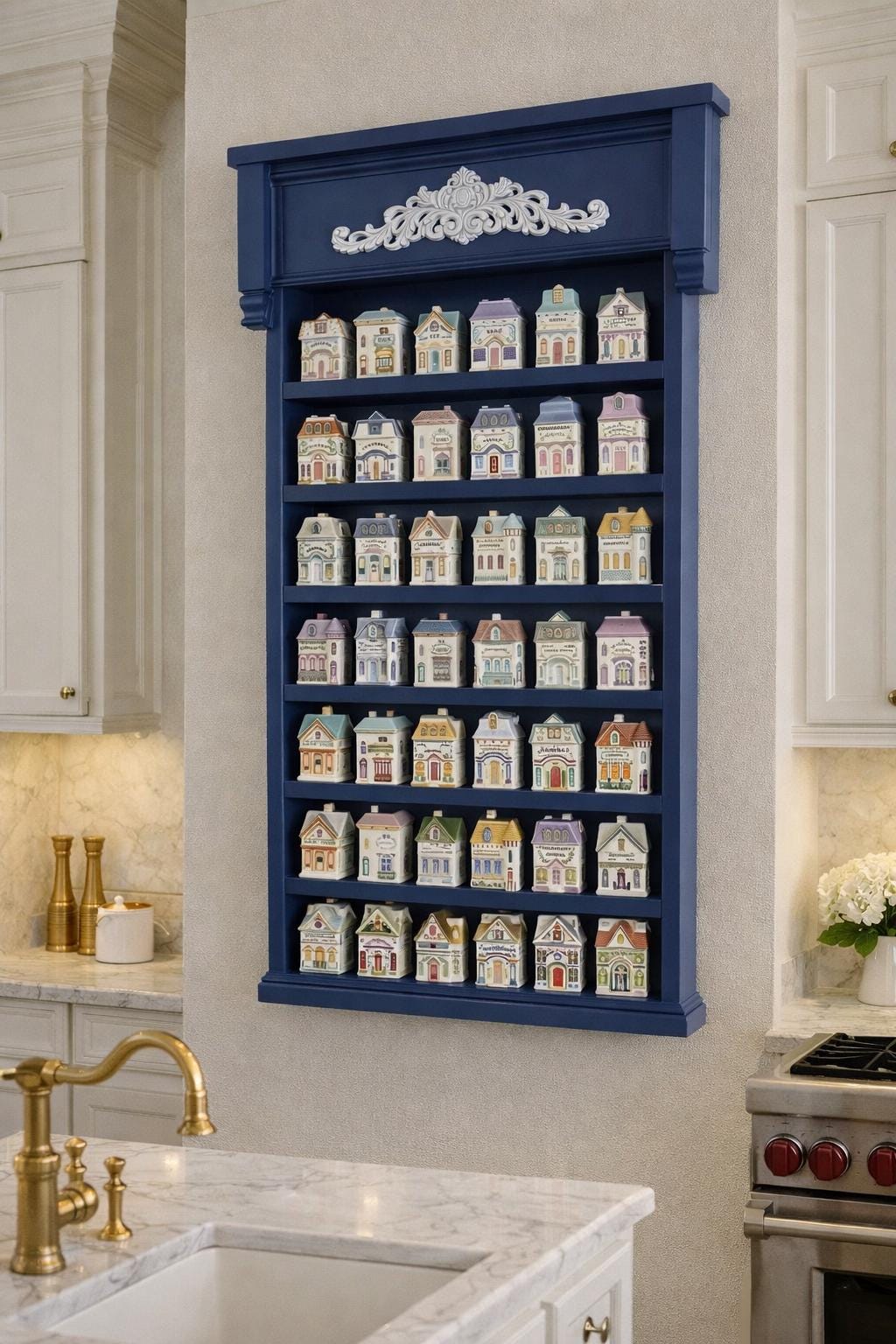 Handmade Lenox Spice Village Display Rack – Holds 42 Houses, Custom ...