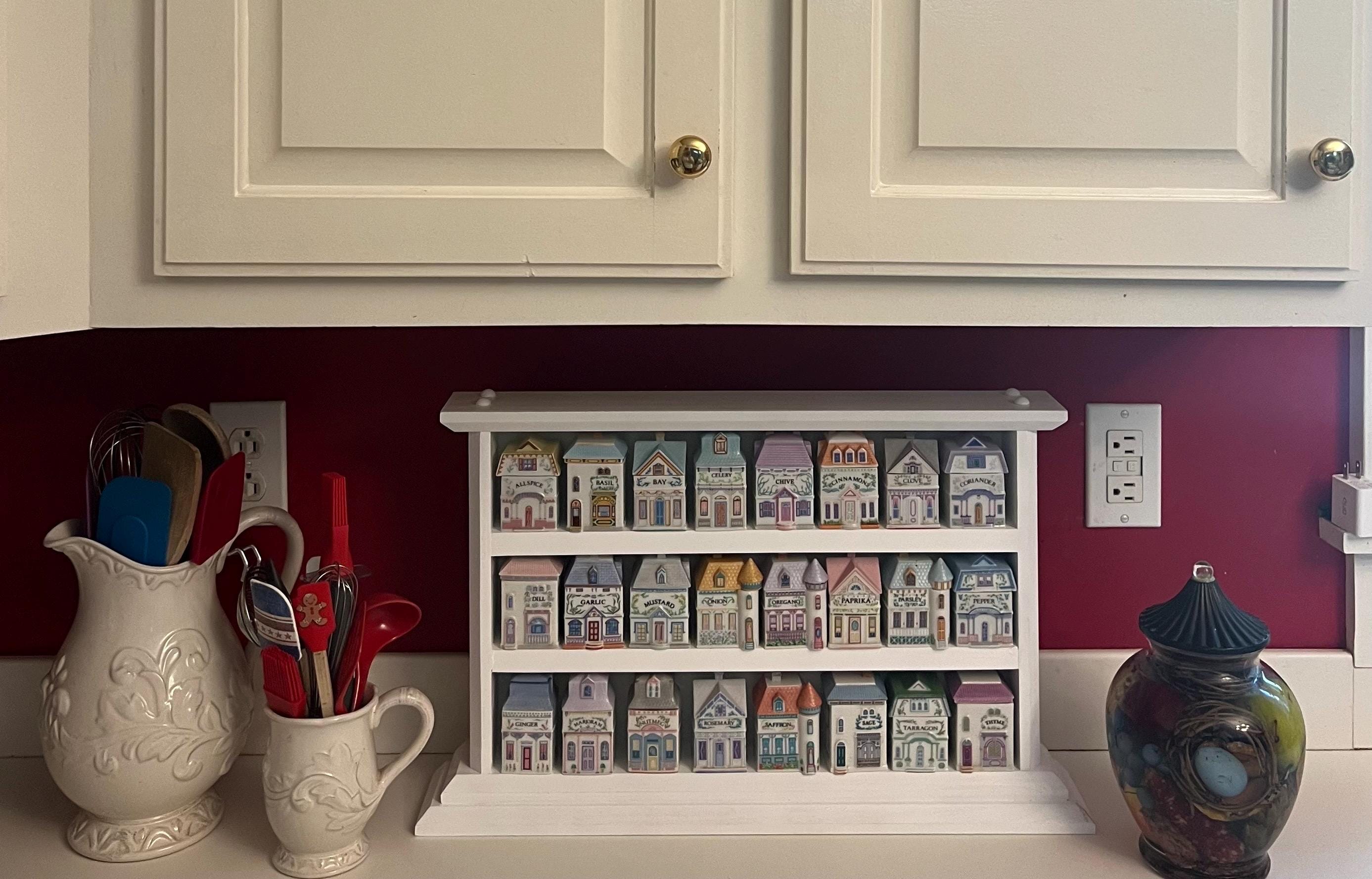 Lenox Spice Village Display Rack: Craftsman Style Wood Organizer, Made in America