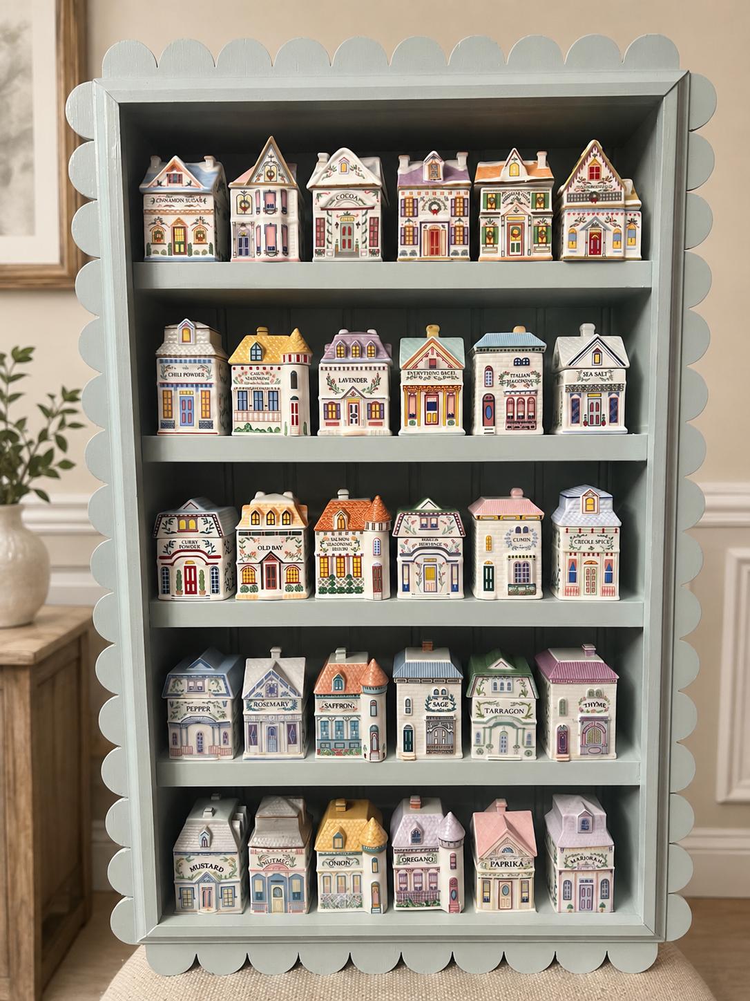 Scalloped Shelf – Lenox Spice Village, Cottage Spice Rack