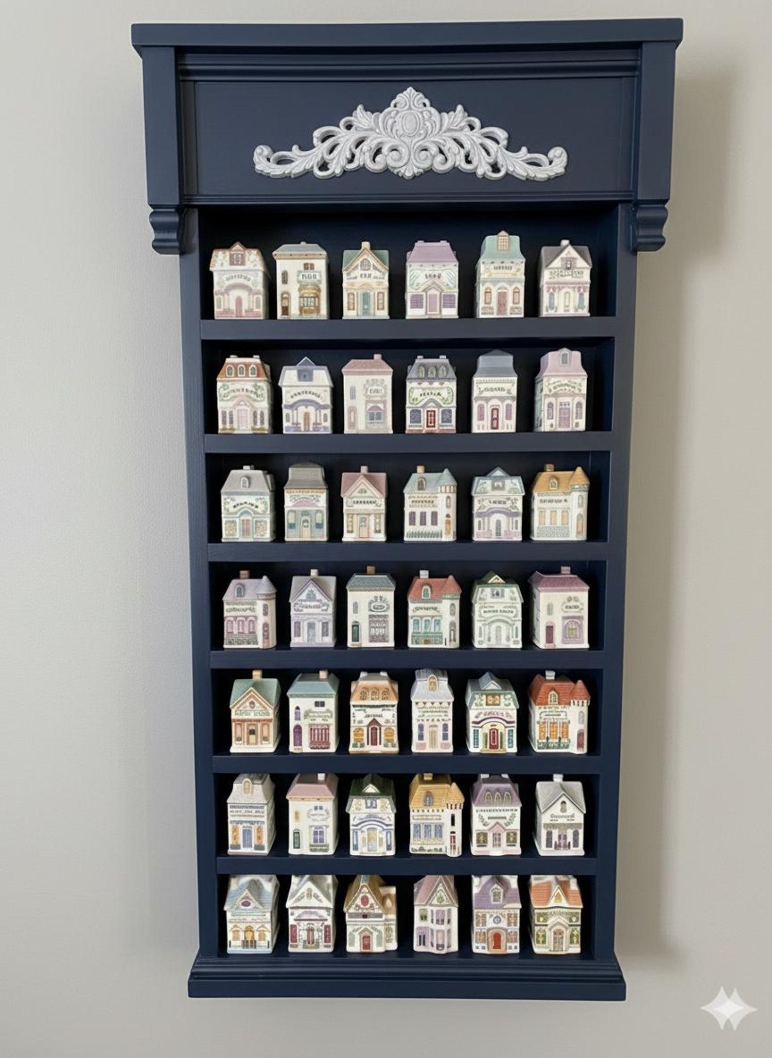 Handmade Lenox Spice Village Display Rack – Holds 42 Houses, Custom ...