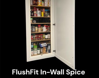 FlushFit In-Wall Spice Rack