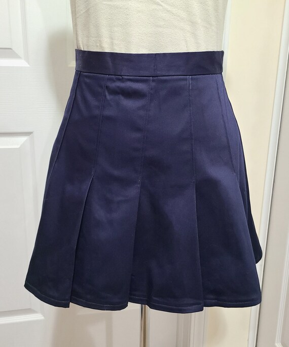 Women s Navy Pleated Skirt for Cosplay Costumes Casual Wear Etsy