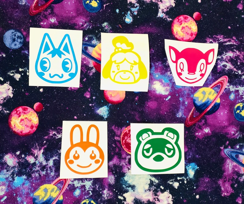 Animal Crossing Villager Vinyl Decal Stickers Etsy