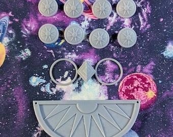 Qifrey (Witch Hat Atelier) Button's & Pendant for Cosplay