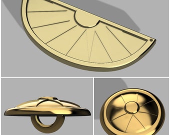 Qifrey Pendant & Buttons (Witch Hat Atelier) 3D STL File