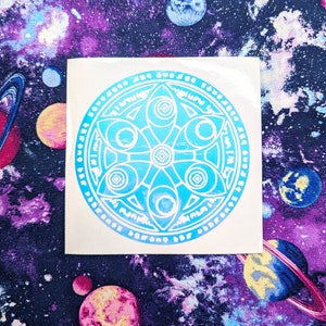 Zoltraakspreuk (Frieren: Beyond Journey's End) vinyl sticker sticker