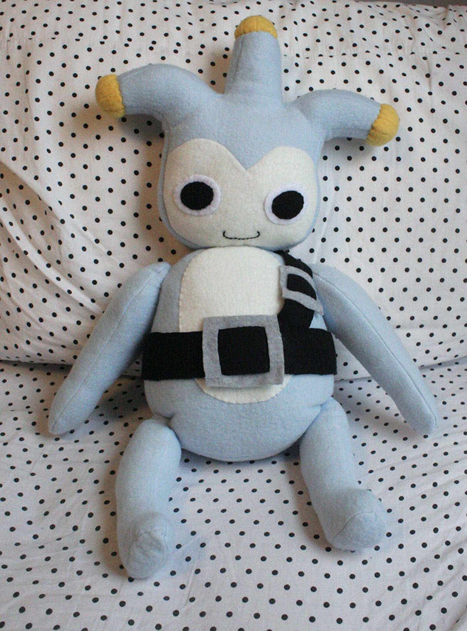 Blue Badger Plush from Ace Attorney Etsy