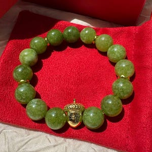 Luxury Natural Green Peridot Bracelet – Stone of Harmony and Prosperity, handmade jewelry, crystal bracelet, jewelry gift, unique gift