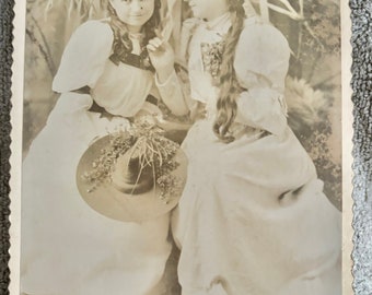 Friends - Antique Cabinet Photo - Victorian Women