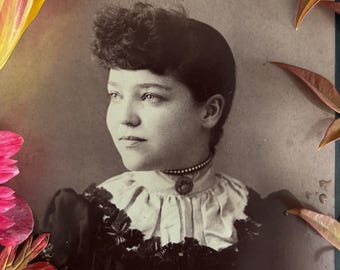 Antique Cabinet Card Photo - New Hampshire Victorian Portrait