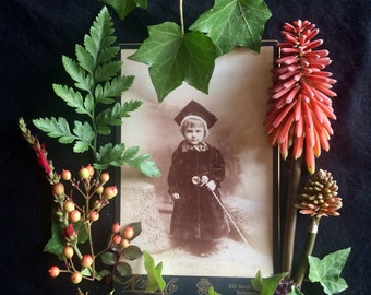 Cabinet Photo - Boy of Baltimore 1800s - Mueller & Co - Antique Photo - Cabinet Card