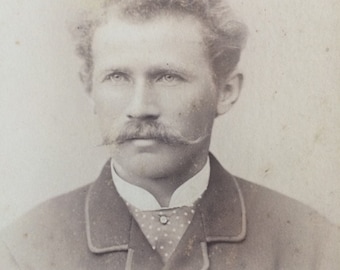 Antique San Francisco Cabinet Photo – Handsome Man, Elite Studio