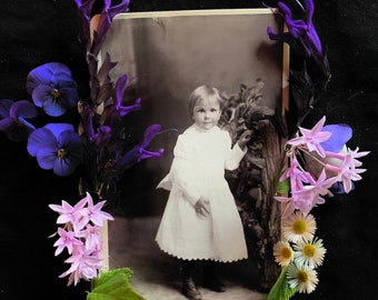 Antique Photo - Cabinet Photo - Girl of Carson City - Victorian Girl - C A Marston