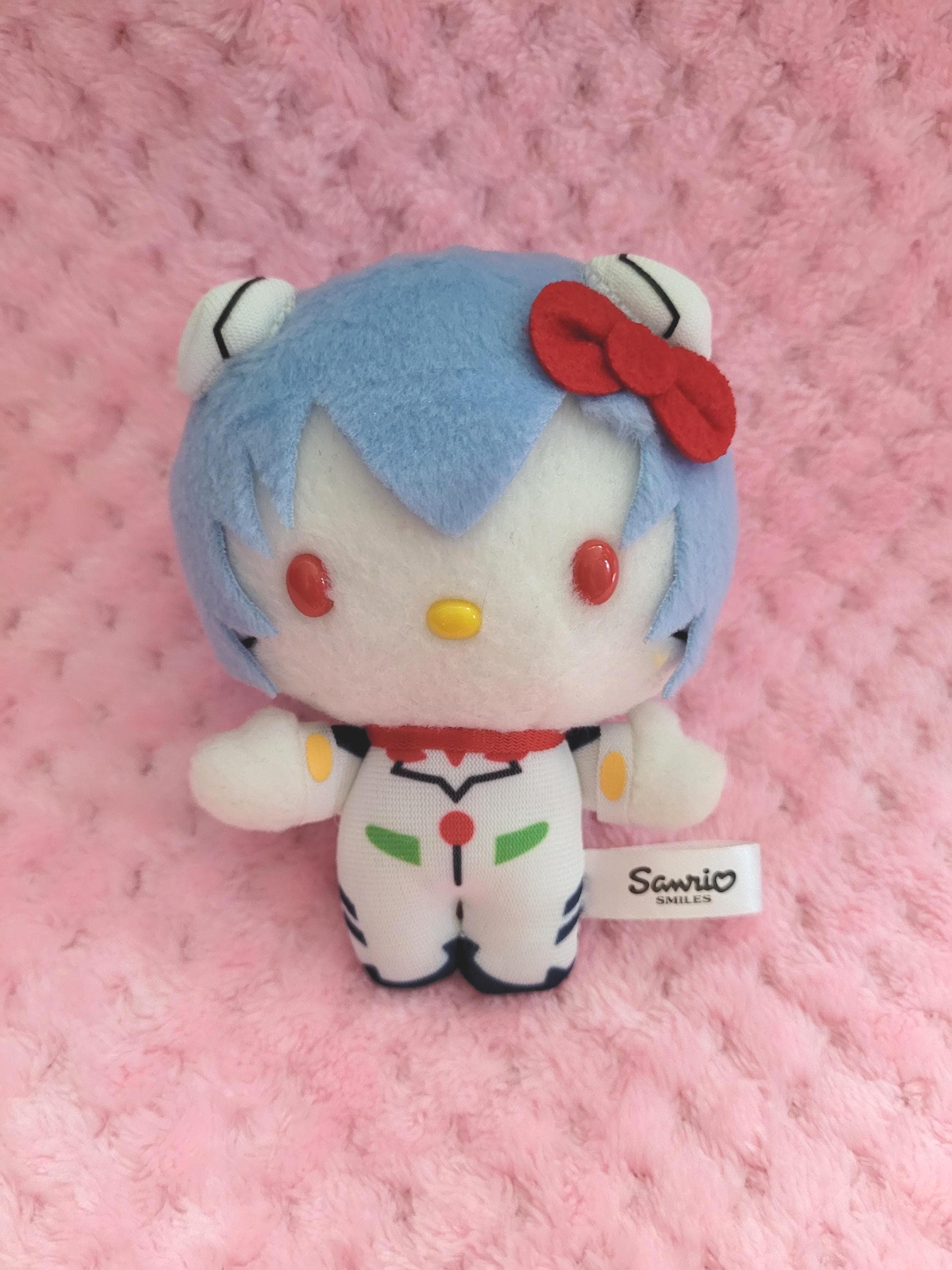 ハローキティ×エヴァンゲリオン 綾波レイ アスカ カヲル ぬいぐるみ 