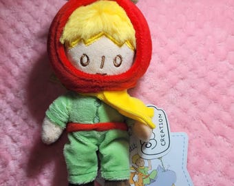 Le Petit Prince De kleine prins met capuchon ROSE 7" pluche sleutelhanger Nieuw met label