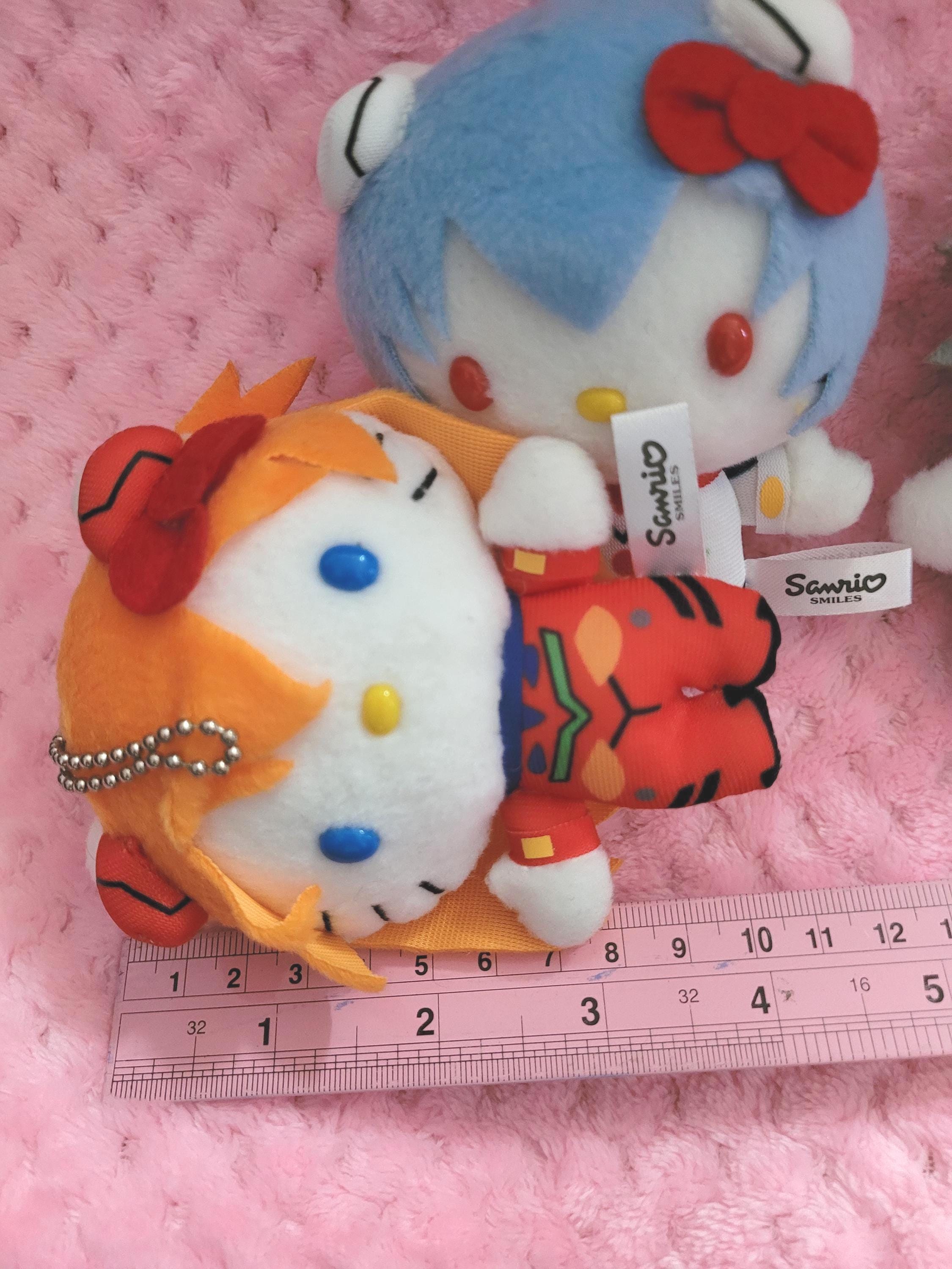 Hello Kitty X Evangelion Rei Ayanami Asuka Kaworu Plush Toy