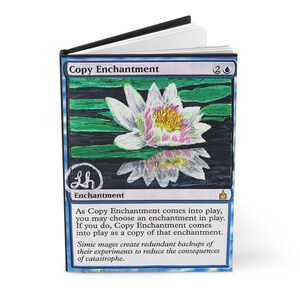 Magic The Gathering hardcover dagboek met bloemdessin, ideaal voor cadeaus, notities maken en spelers van Dungeons & Dragons, fantasy