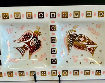 Vintage George Briard Double Serving Platter 1960s