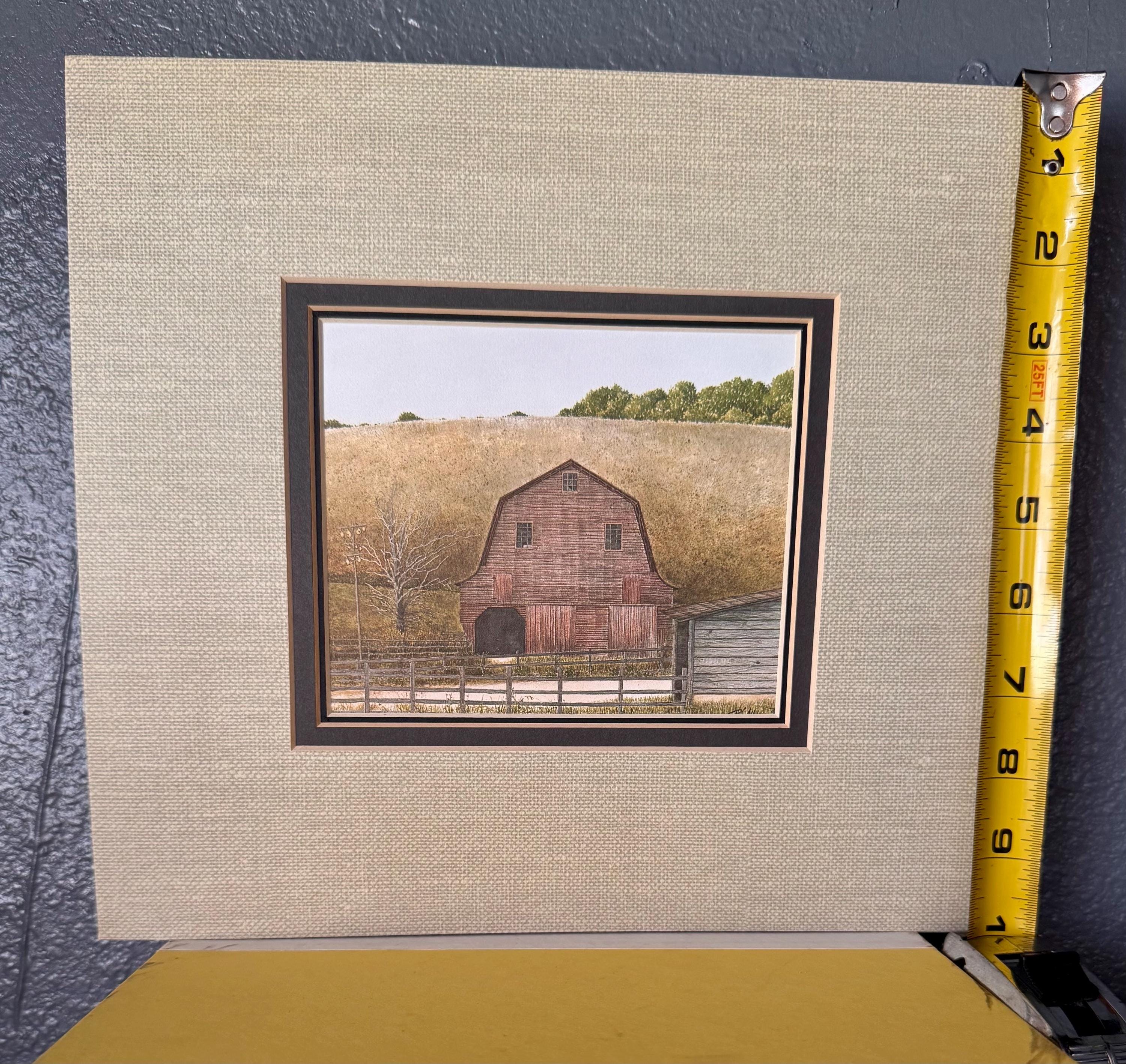 チューリップ　 RL Allen Wall Art Countey Barn - Allen's Gallery Gatlinburg