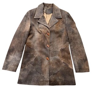 Vintage Faded Leather Jacket M23
