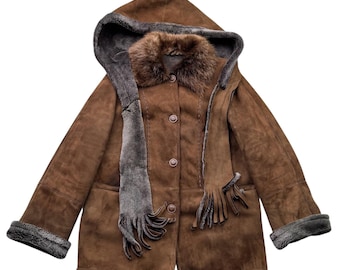 Vintage Real Sheepskin Coat M78