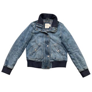 Vintage Cropped Denim Jacket M47