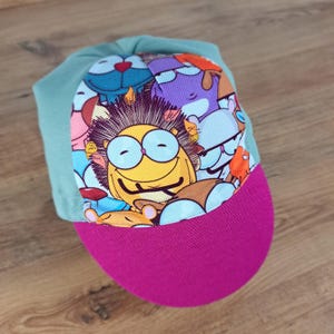 Custom Cycling Hat, Handmade Bike Cap with Digital Print, Breathable Cycling Gift, Personalized Bicycle Cap, Unisex Racer Cap for Men Women