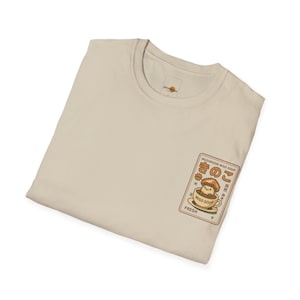 MapleStory Orange Pilz Miso T-Shirt | Niedliches RPG Monster Suppen Shirt | Japanische Lebensmittelkunst | Nostalgisches MapleStory Geschenk für Männer & Frauen