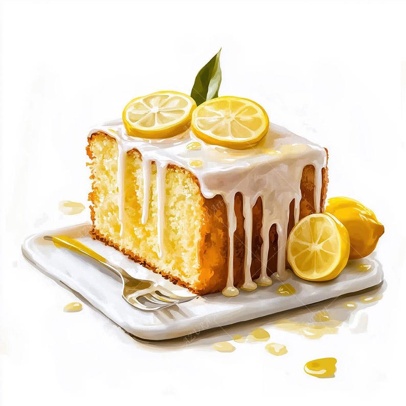 10-lemon-drizzle-cake-clipart-british-pastry-illustration-digital