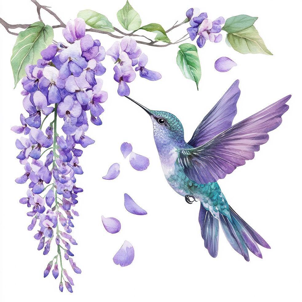 Pájaro morado - Etsy México, image size:983x983