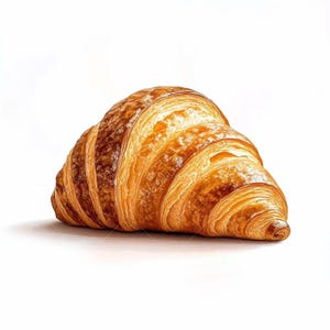 10 of Croissant Clipart, Traditionnal French Pastry, Printable clipart, High Quality, Digital download, Paper craft, junk journal