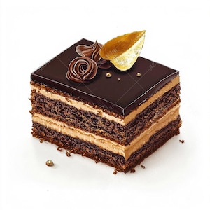 10 Stück Opernkuchen, Französisches Gebäck, Französisches Gebäck, druckbare Clipart, hohe Qualität, digitaler Download, Papiermodell, Junk Journals