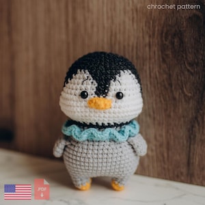 Amigurumi Penguin Nippy Crochet Pattern – Fun DIY Toy Tutorial – Digital PDF Download – DIY Handmade Gift