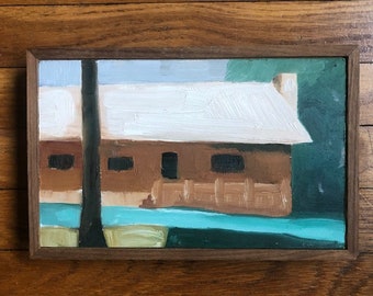 mini house study painting, untitled
