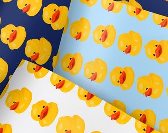 Gift Wrap.  Rubber Duckie Collection by Loralee Lewis