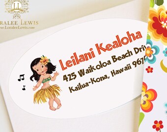 Address Labels . Aloha Collection by Loralee Lewis