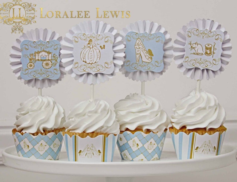 Cupcake Kit . Cinderella Collection by Loralee Lewis image 5