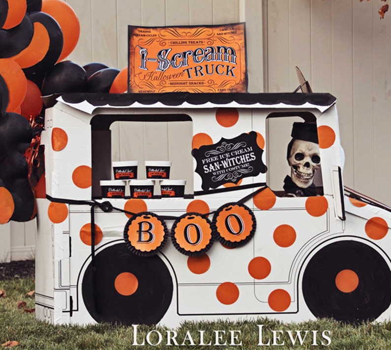Ice Cream Cartons Frighteningly Fun Collection by Loralee Lewis