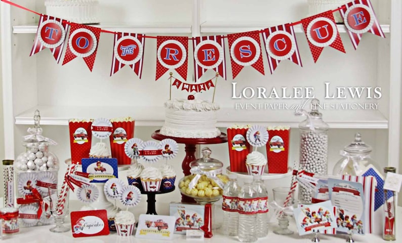 Fireman Collection by Loralee Lewis Address Labels