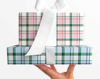 Gift Wrap. Equestrian Plaid Collection Gift Wrap. Loralee Lewis