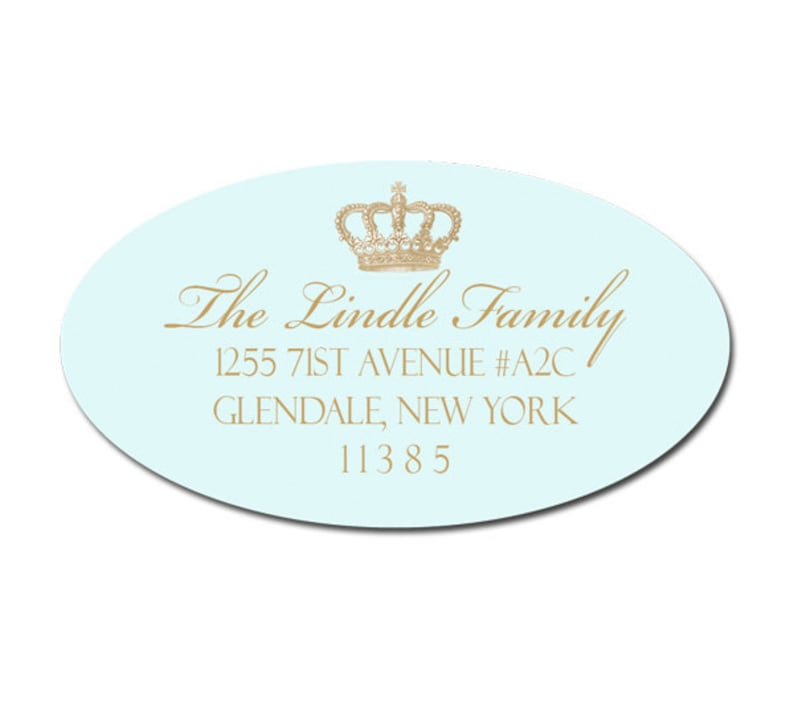 Address Labels Crown Prince Collection by Loralee Lewis