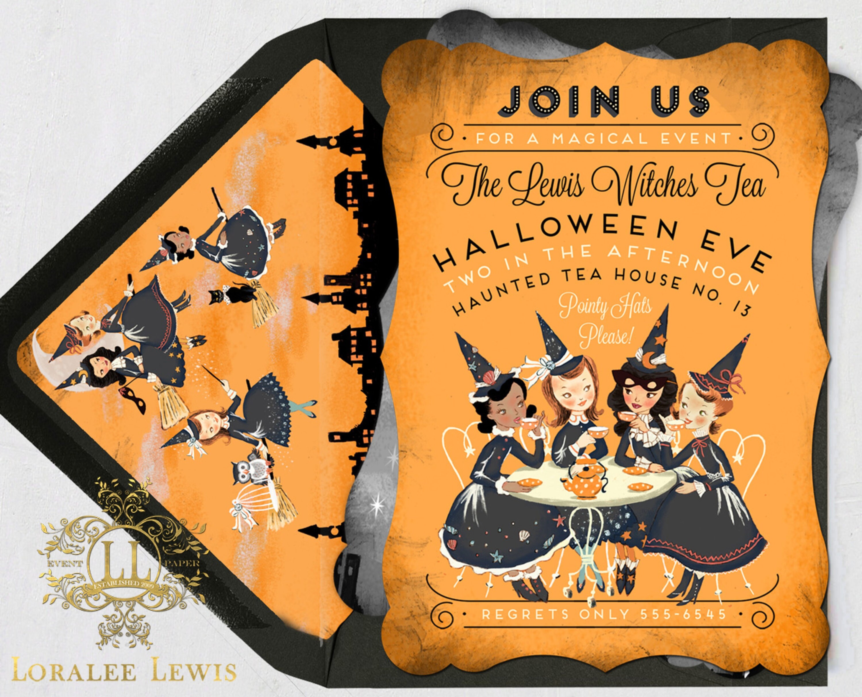 Witches Tea Invitations 9