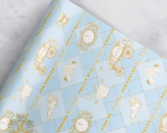 Gift Wrap . Cinderella Collection by Loralee Lewis