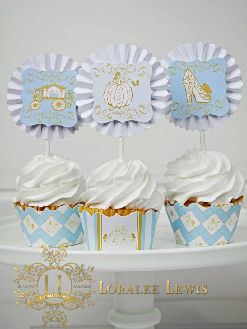Cupcake Kit . Cinderella Collection by Loralee Lewis image 3
