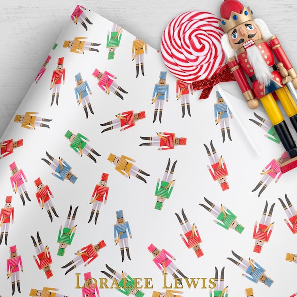 Gift Wrap . Nutcracker Celebration Collection Gift Wrap . Loralee Lewis