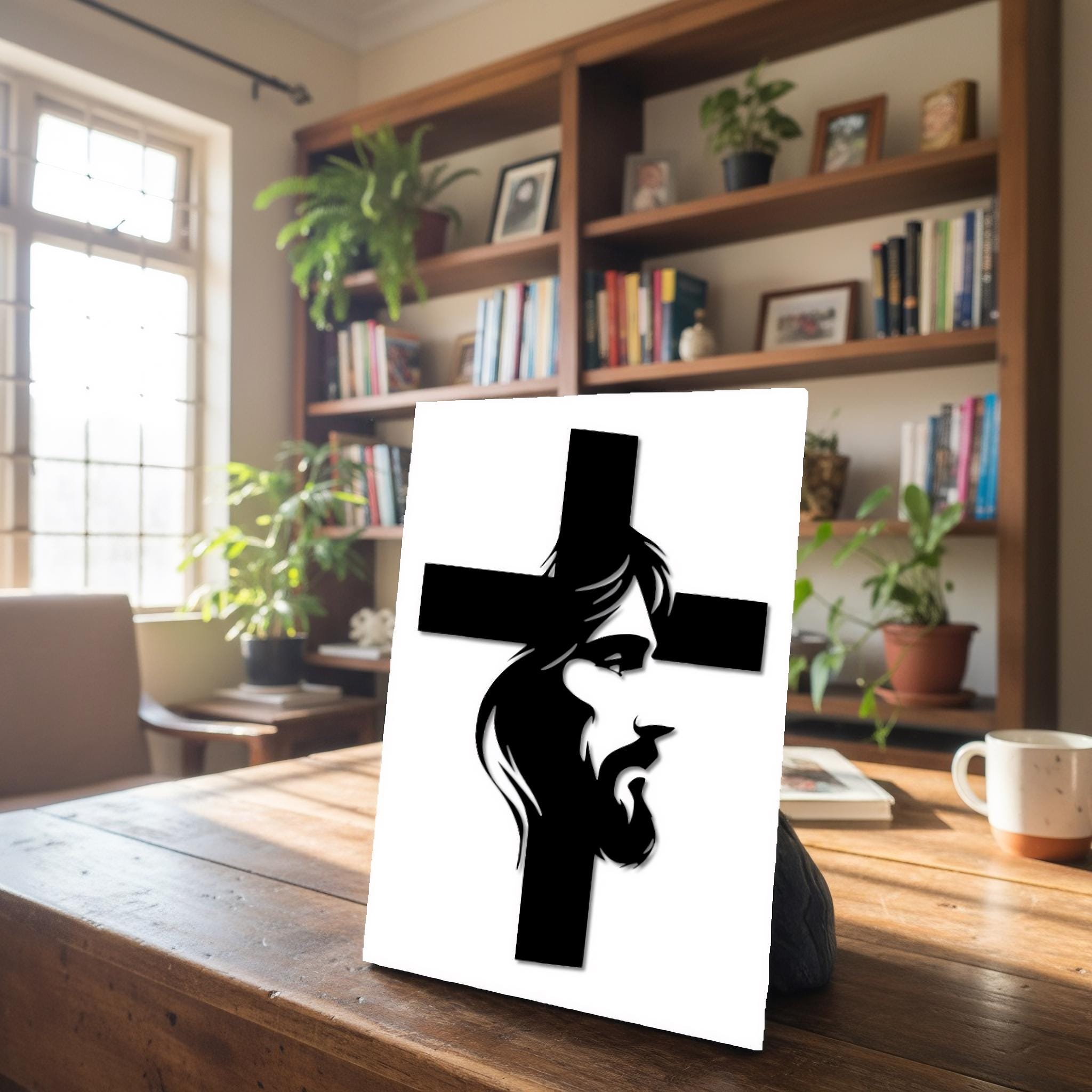 Jesus Christ Layered SVG | Christian Laser Cut File | Religious Wall ...