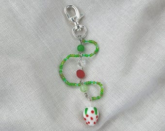 Strawberry vine keychain!!